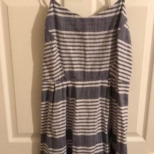 Striped maxi dress